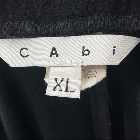 Cabi Black Casual Knit Pull On Stretch Full Midi Skirt Size XL - Picture 5 of 6